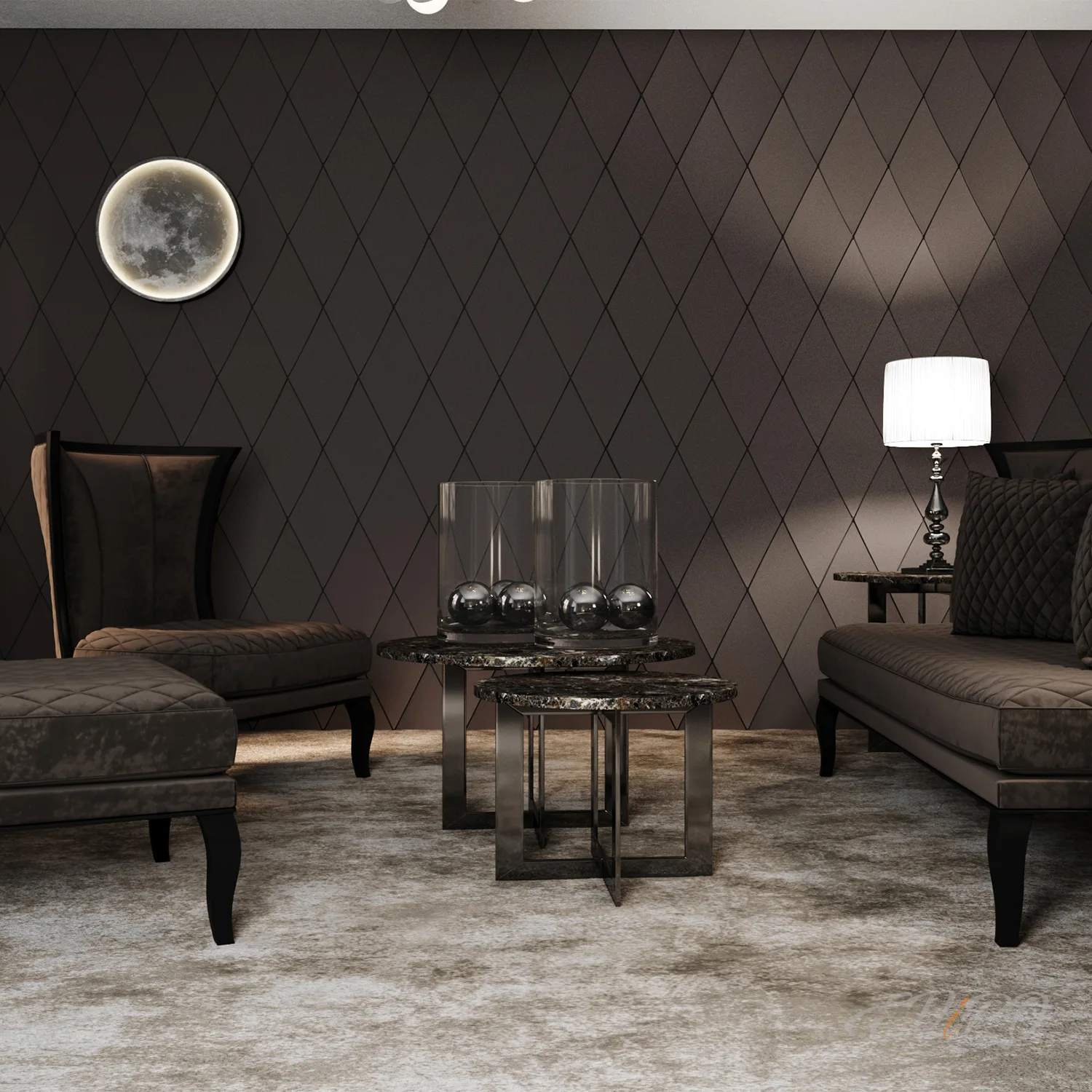 Гипсовая 3D панель EViRO Scales