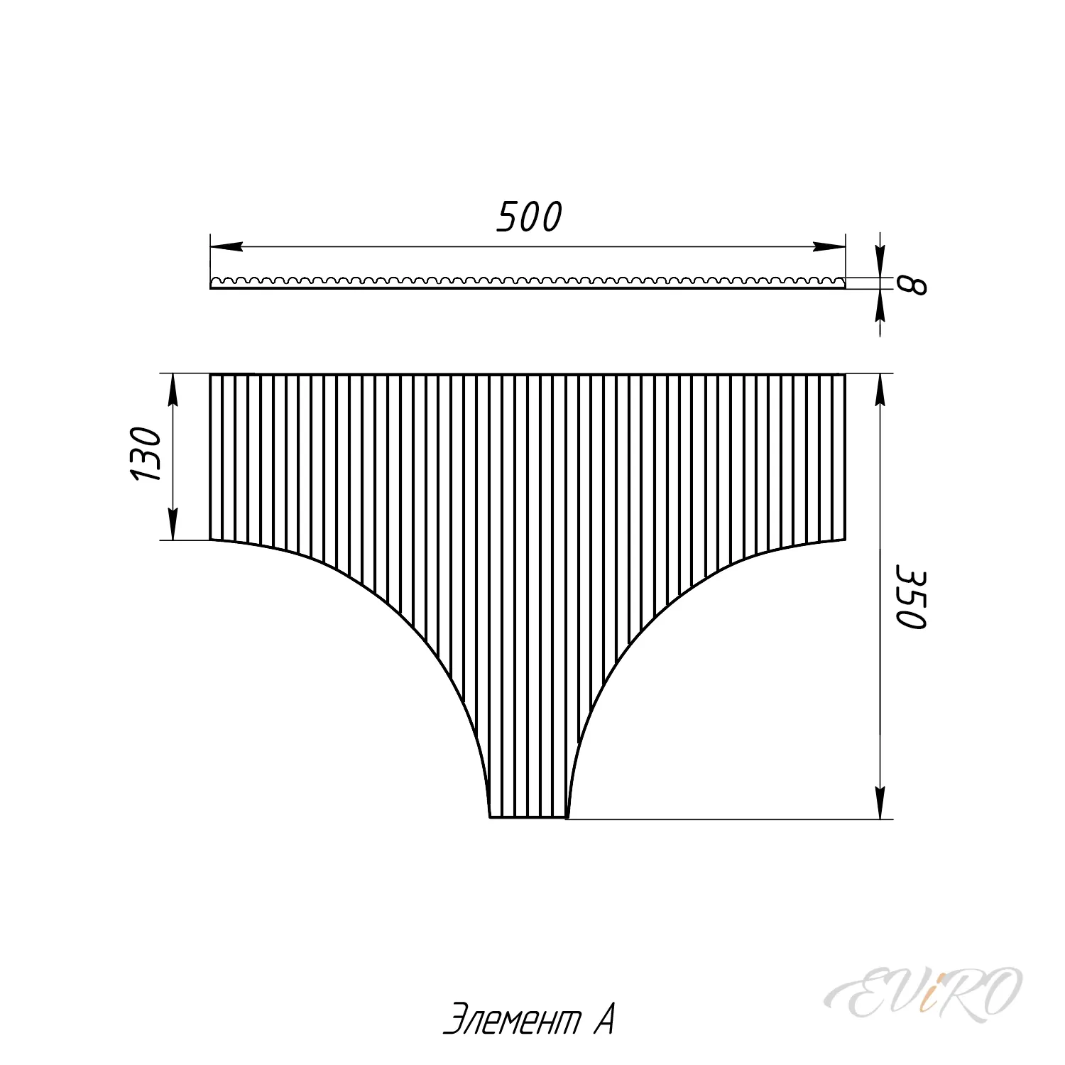 Гипсовая 3D панель EViRO New Rollers