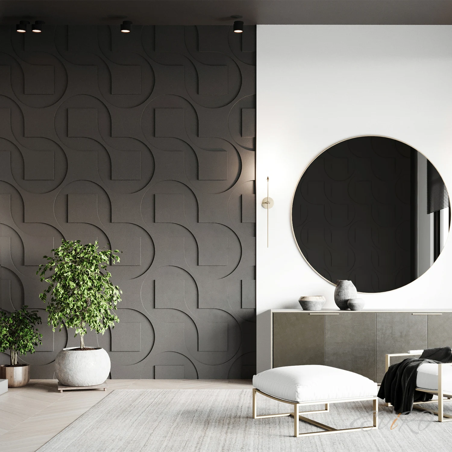 Гипсовая 3D панель EViRO Техно