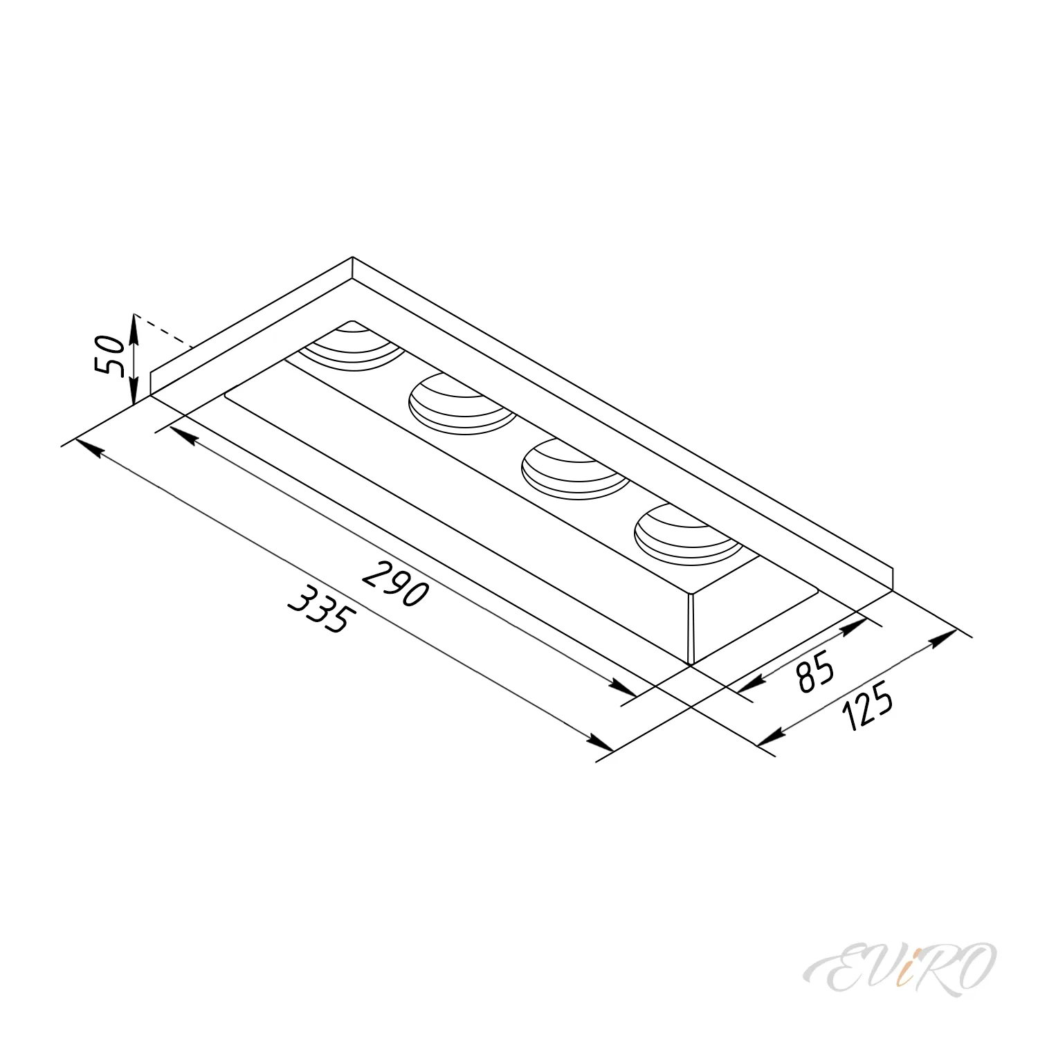 Потолочный светильник EViRO ВПС 30
