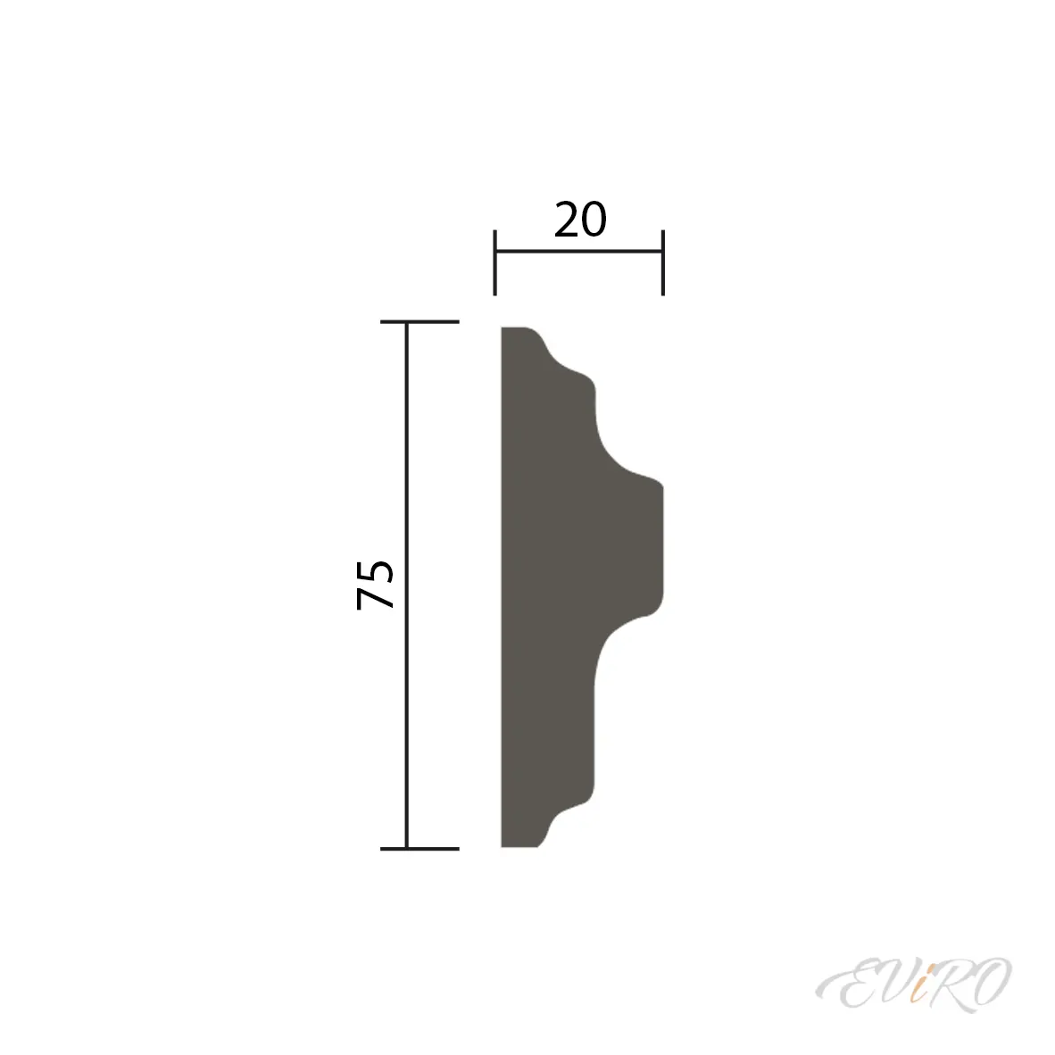 Молдинг EViRO Модель 1.51.341