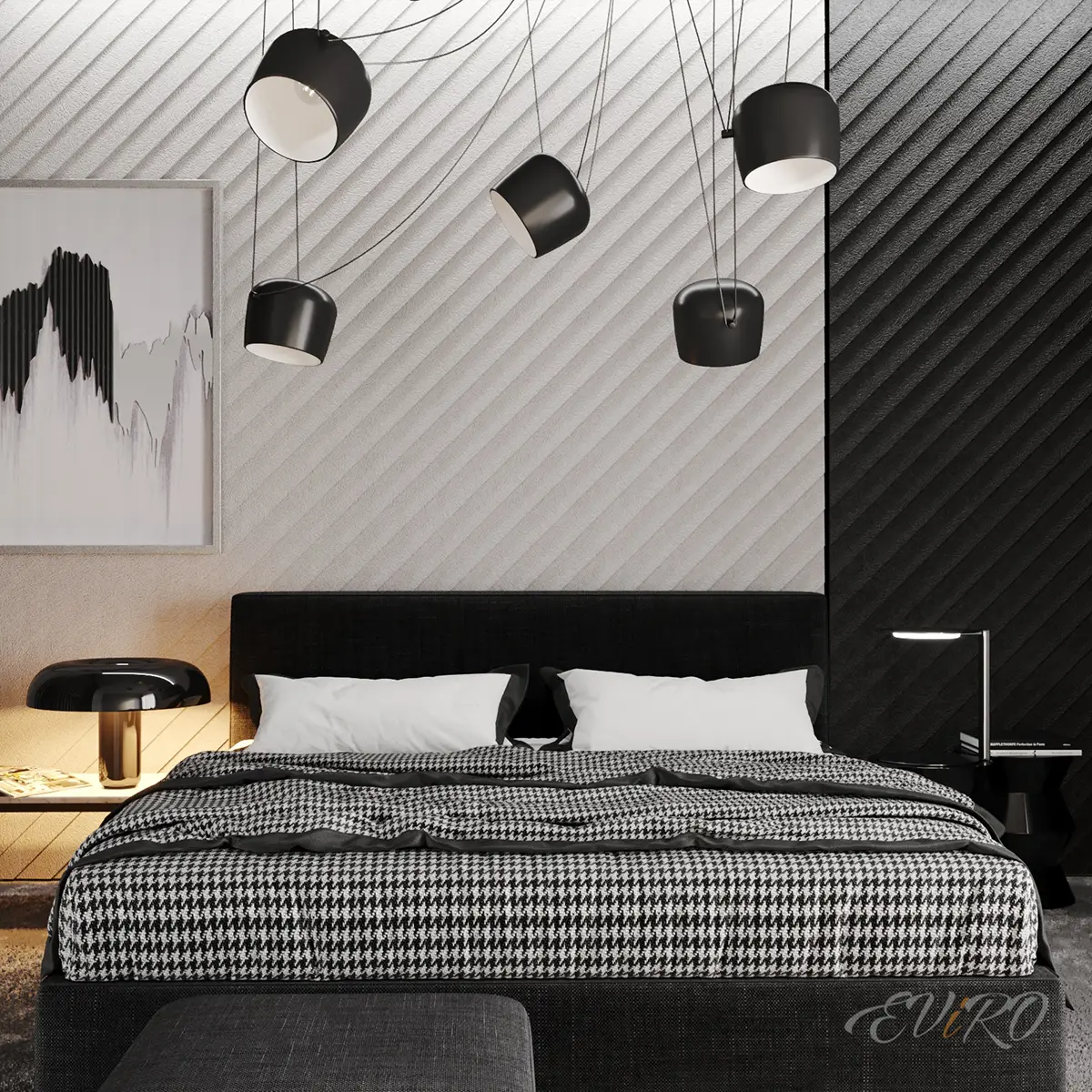 Гипсовая 3D панель EViRO New Diagonal