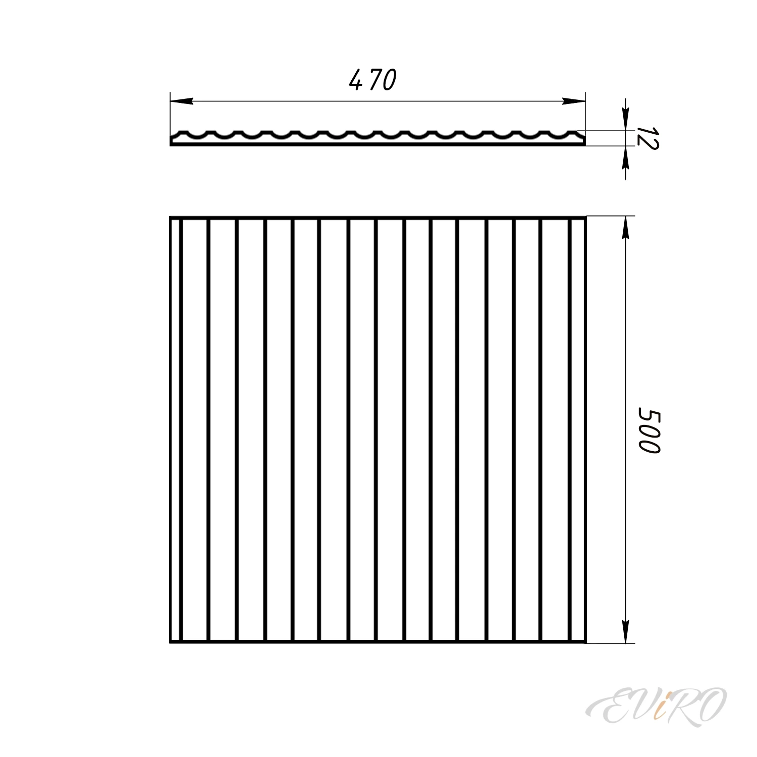 Гипсовая 3D панель EViRO Steps