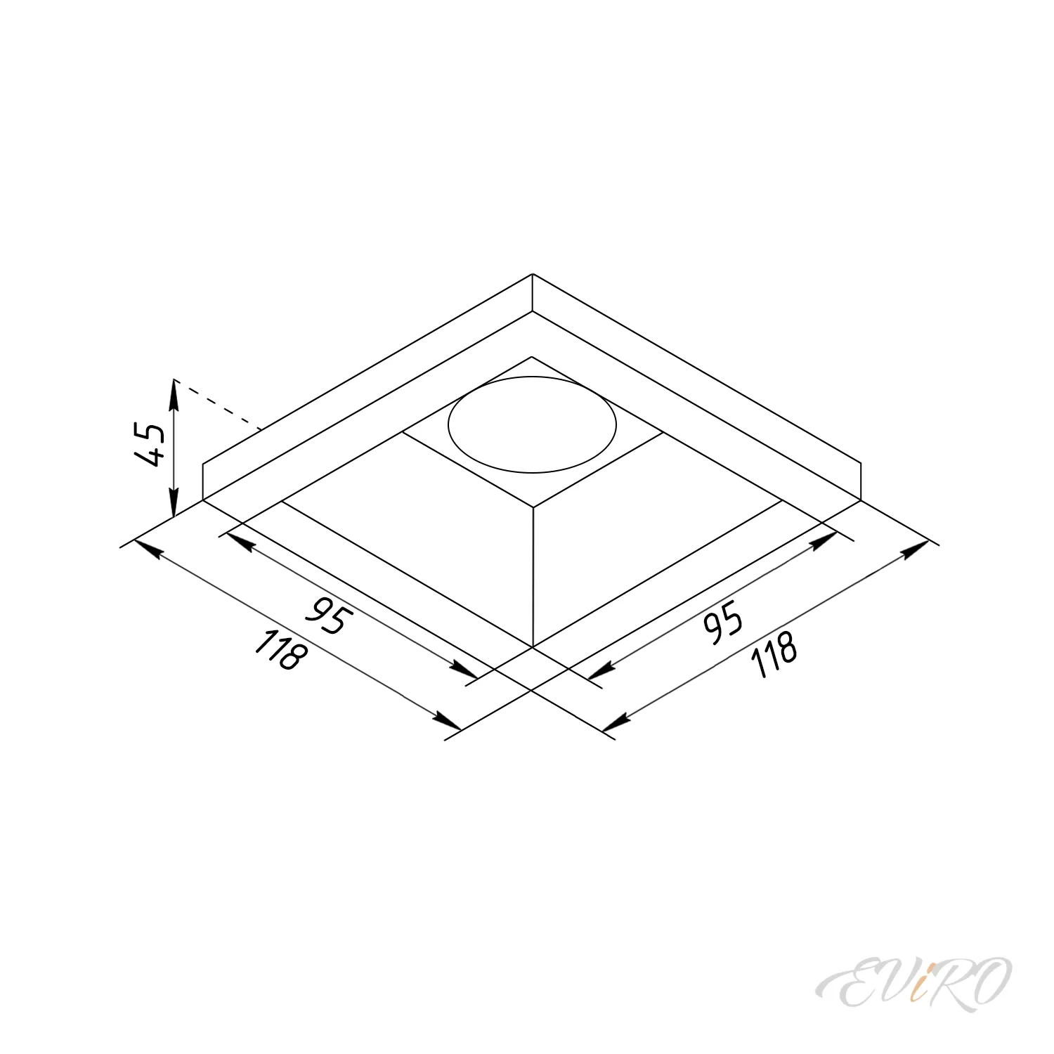 Потолочный светильник EViRO ВПС 17