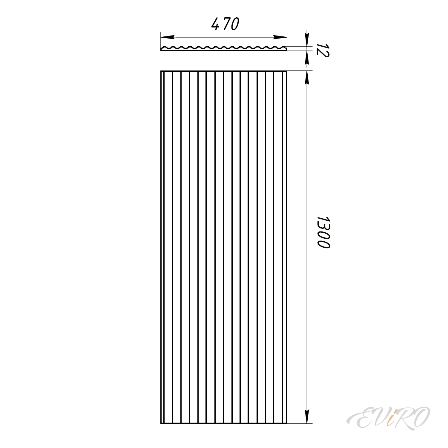 Гипсовая 3D панель EViRO Steps