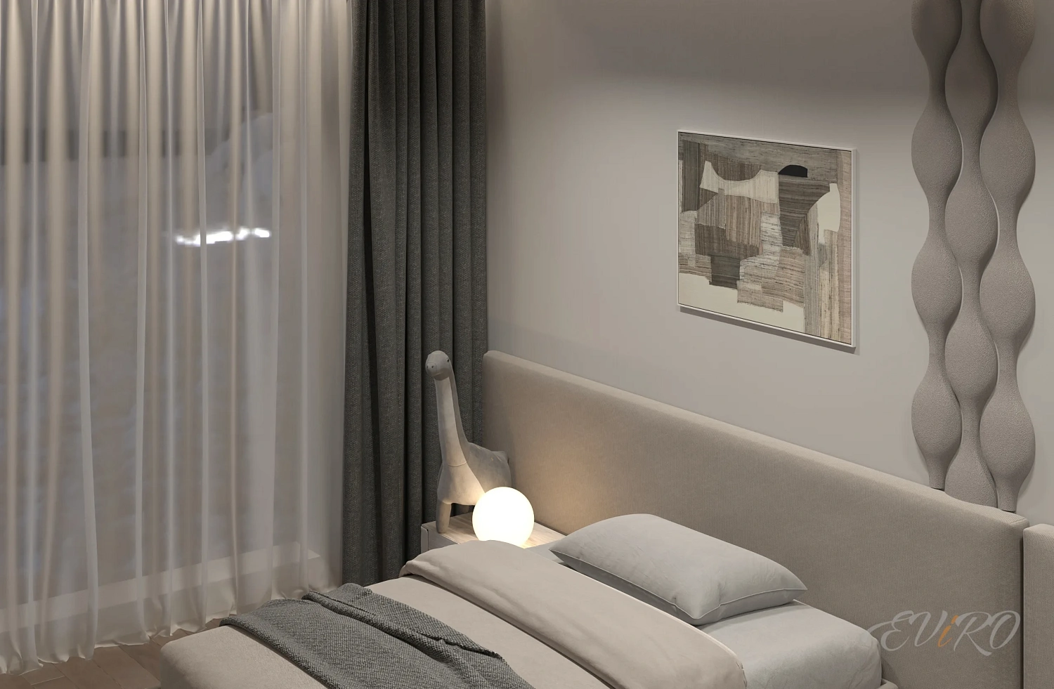 Гипсовая 3D панель EViRO Роберта