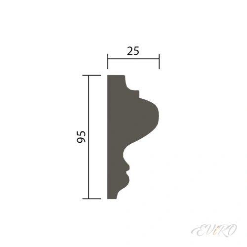Молдинг EViRO Модель 1.51.307