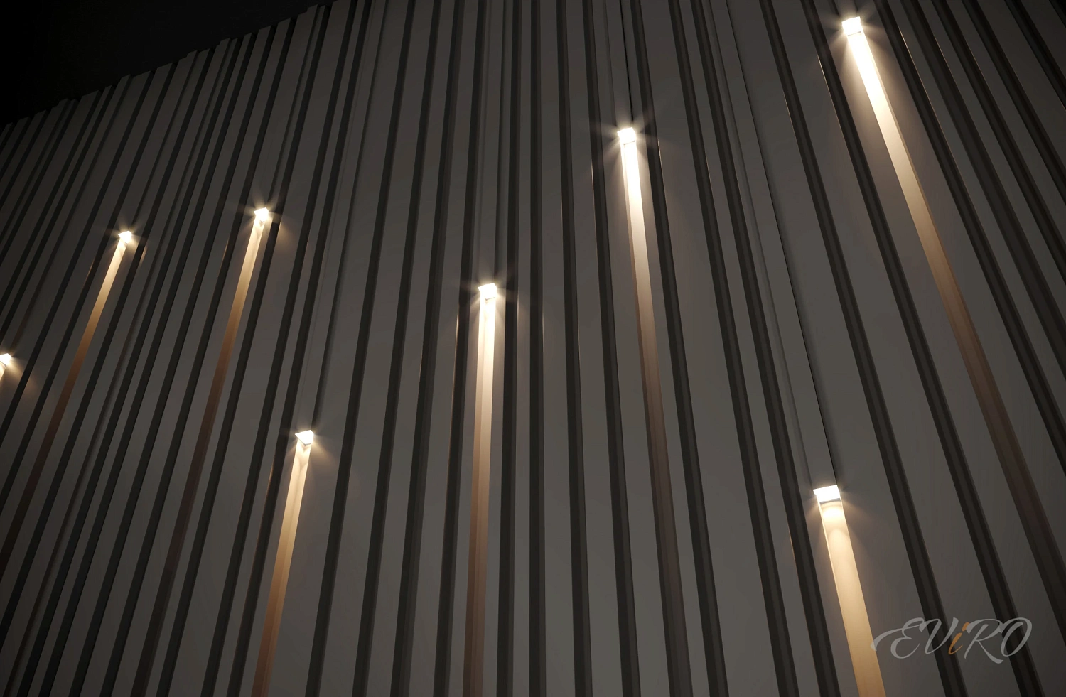 Стеновые 3 д панели купить Barcode + LED