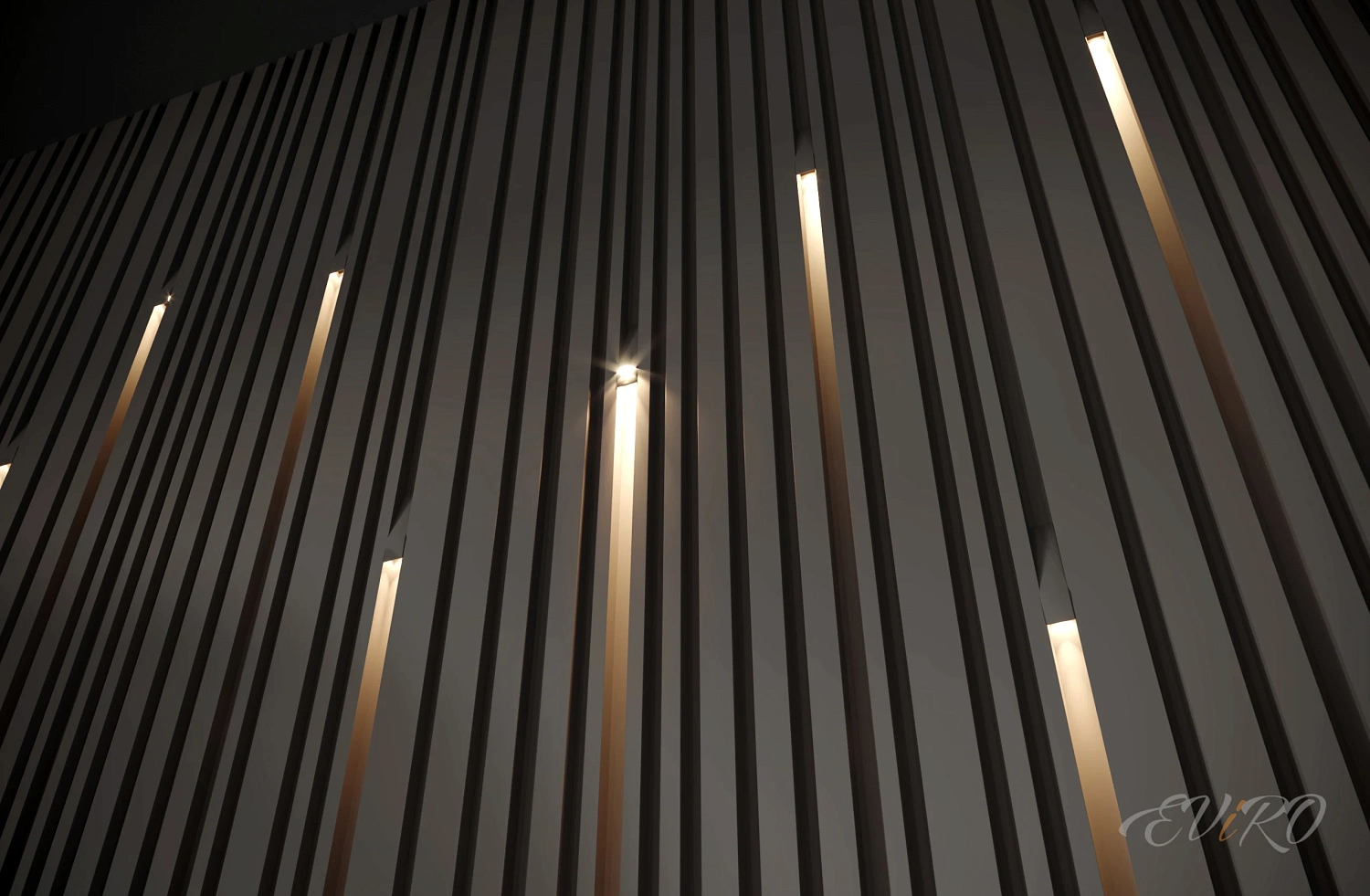 Стеновые 3 д панели купить Barcode + LED